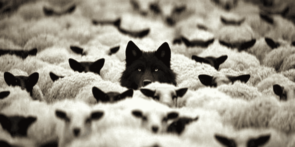 suicide picnic a black wolf among many white sheep black and e5ce12ad 60aa 45b3 a609 17cb14c502a8 1